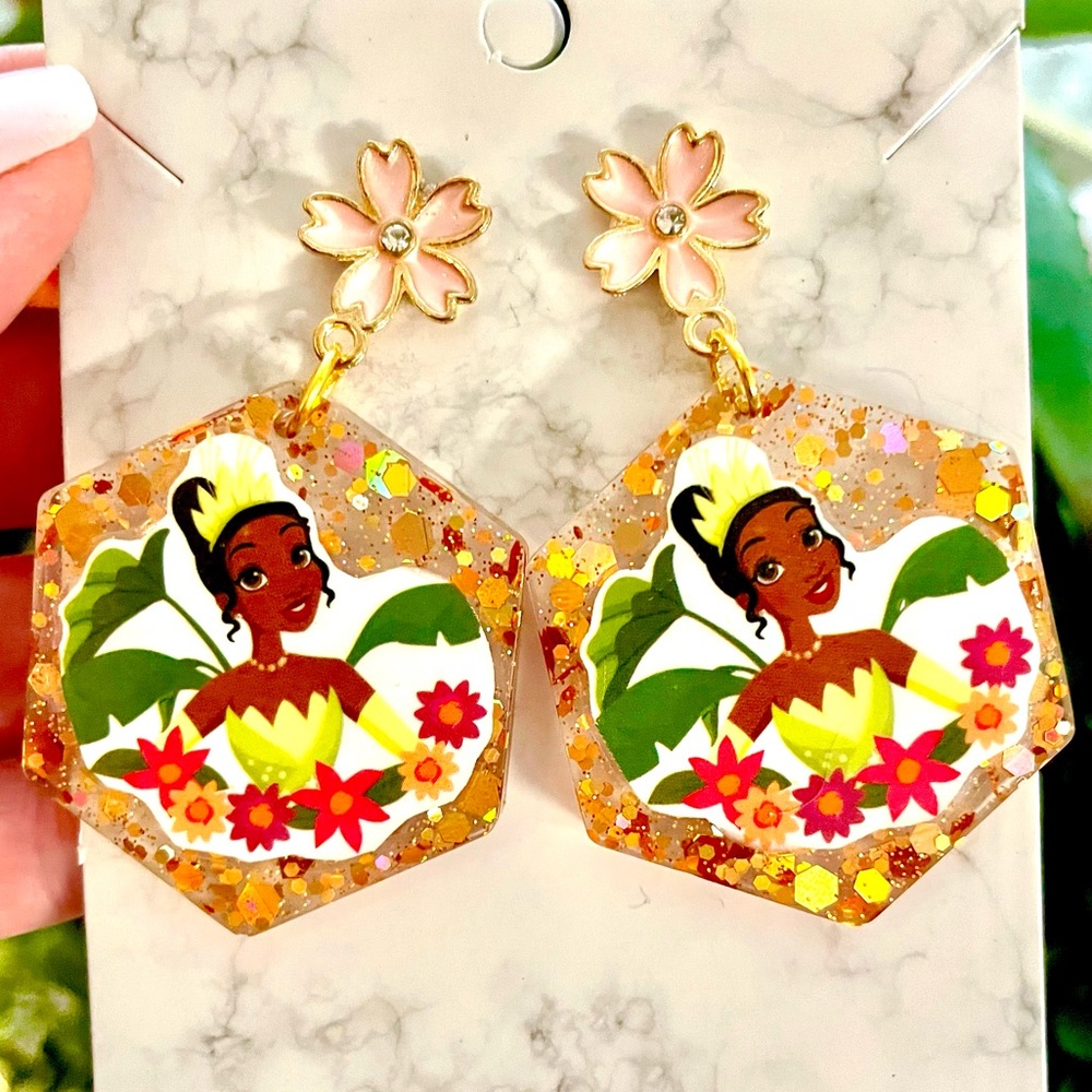 Tiana Acrylic Earrings